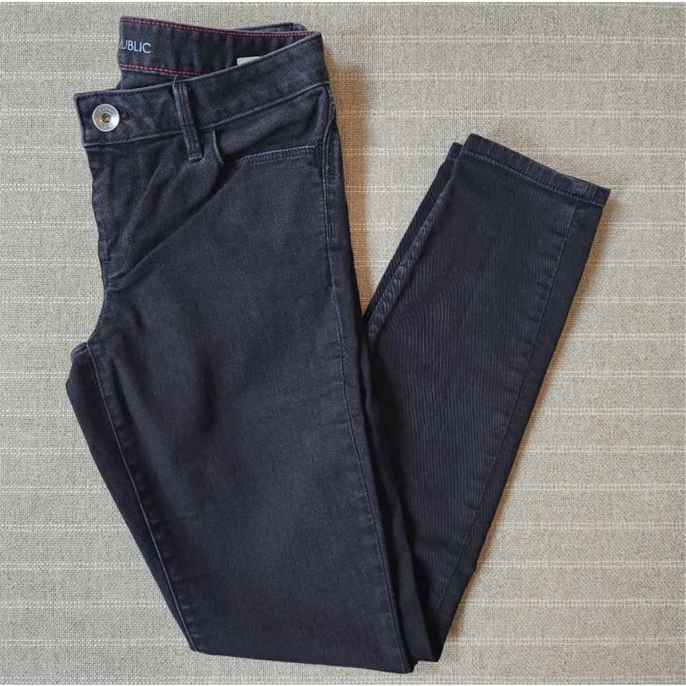 Banana Republic Black Skinny Jeans Size 26
